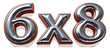 6x8 logo